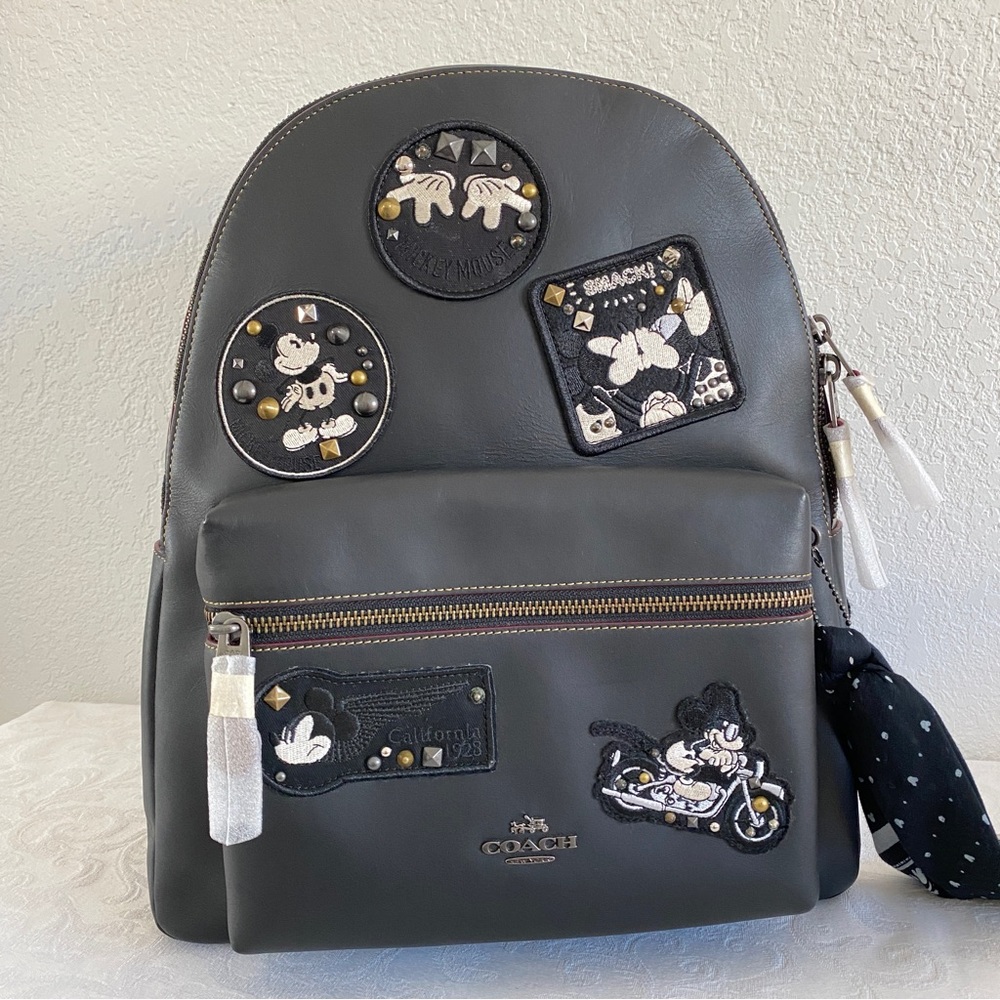 Coach X Disney Mickey Mouse Patches Backpack